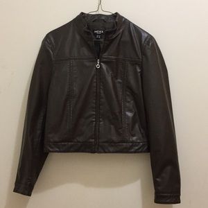 Mexx khaki pleather jacket